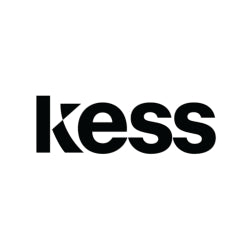 schwarzes Kess-Logo in moderner serifenloser Schrift